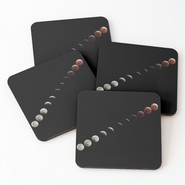 Item preview, Total Lunar Eclipse Blood Worm Moon Shots designed and sold by anagarciaphoto.