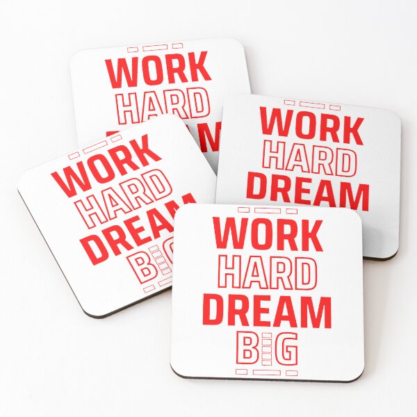 Item preview, Work Hard Dream Big - Bold Motivational Hustle Design designed and sold by chawezi.