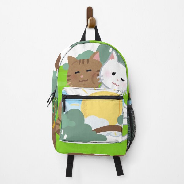 Item preview, Two cats in garden designed and sold by MeaoMyCat.