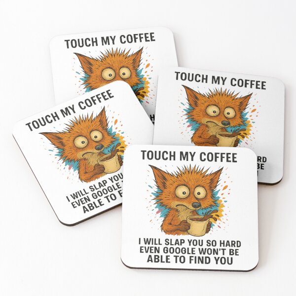 Item preview, Not Before Coffee: Fox Edition designed and sold by LuckyFoxMerch.