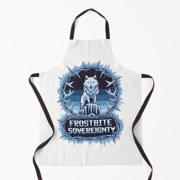 Item preview, Frostbite Sovereignty Ice Wolf Arctic Ruler Art designed and sold by WildlifeInc.