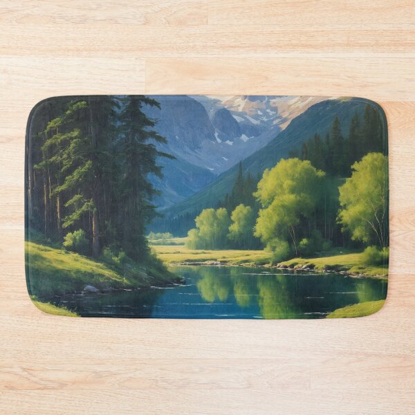 Item preview, Mountain Path to a Serene Lake designed and sold by REPTISLAV.