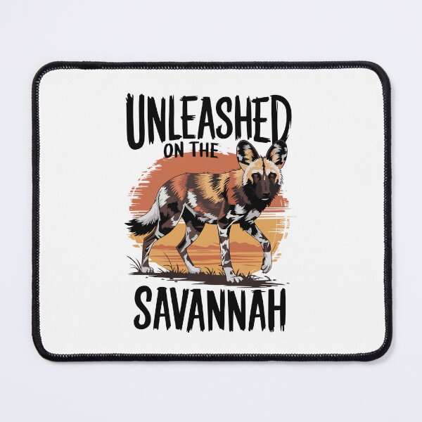 Item preview, Unleashed on the Savannah - African Wild Dog Art designed and sold by WildlifeInc.
