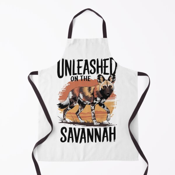 Item preview, Unleashed on the Savannah - African Wild Dog Art designed and sold by WildlifeInc.