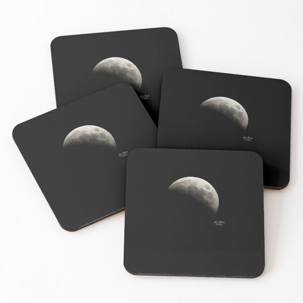 Item preview, Total Lunar Eclipse Blood Worm Moon - 3 Quarter Moon designed and sold by anagarciaphoto.