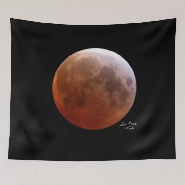 Item preview, Total Lunar Eclipse Blood Worm Moon - Blood Moon designed and sold by anagarciaphoto.