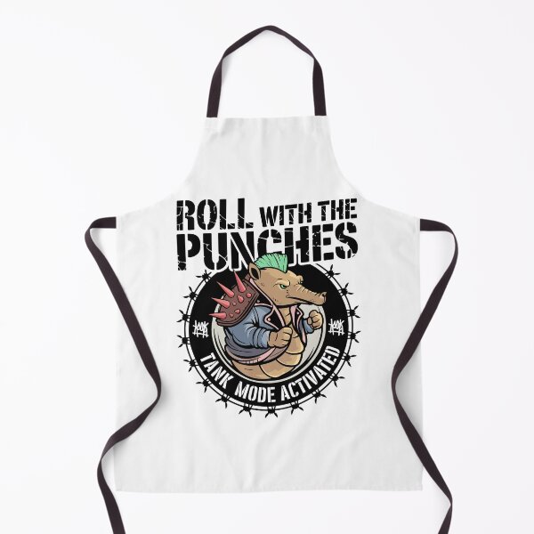 Item preview, Punk Armadillo Tank Mode – Funny Roll With The Punches Design designed and sold by WildlifeInc.