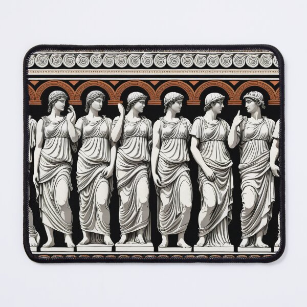Item preview, Intricate Ancient Marble Statue Pattern designed and sold by DreamCraze.
