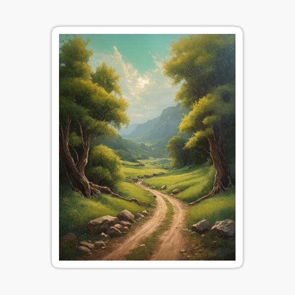 Item preview, Forest Path to a Distant Valley designed and sold by REPTISLAV.