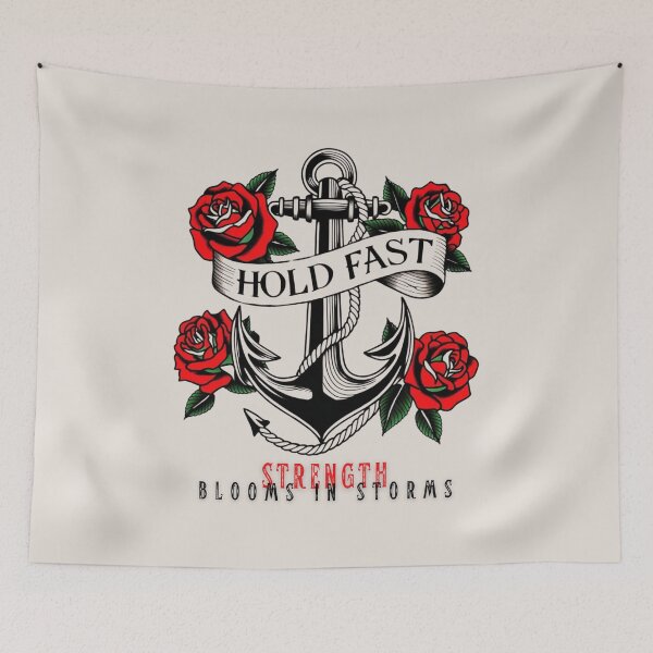 Item preview, Hold Fast — Strength Blooms in Storms designed and sold by exclusivebucket.