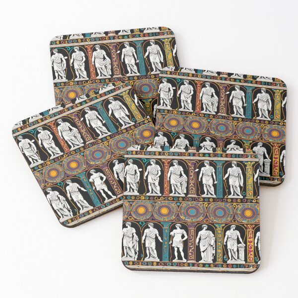 Item preview, Colorful Ornamental Ancient Stone Statue Pattern designed and sold by DreamCraze.