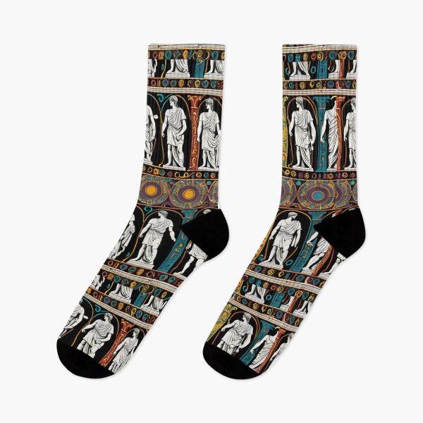 Item preview, Colorful Ornamental Ancient Stone Statue Pattern designed and sold by DreamCraze.
