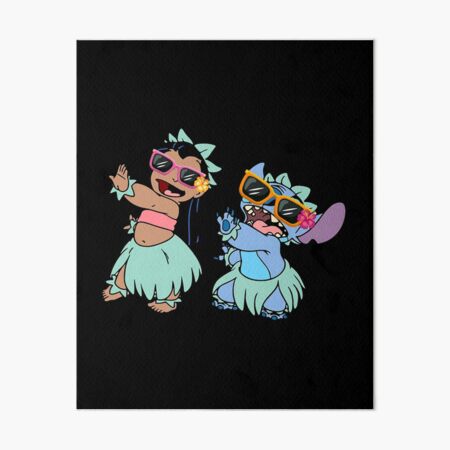 Vista previa del artículo con la obra «Lilo y Stitch», diseñado y vendido por CharlotteCool.