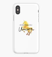 Golden unicorn T shirt graphics slogan iPhone Case