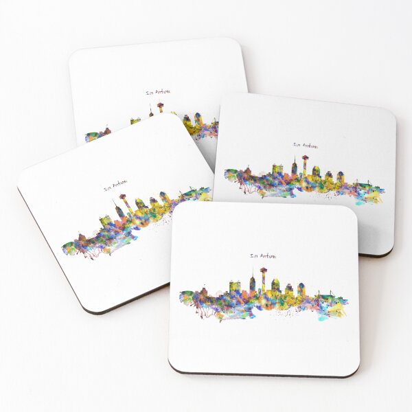 Artikelvorschau, San Antonio Splash Skyline entworfen und verkauft von caracatita75.