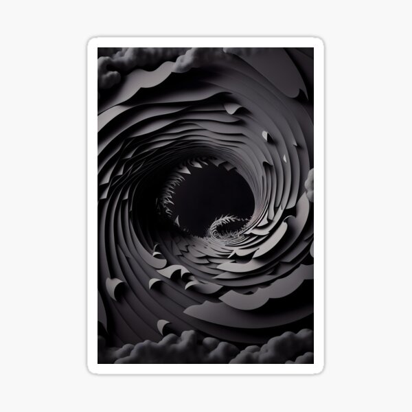 Item preview, Swirling Abyss Vortex Art designed and sold by ShadowAndSlate.
