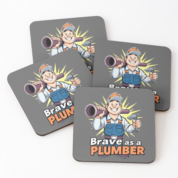 Item preview, Brave as a Plumber designed and sold by TestudoDesign.