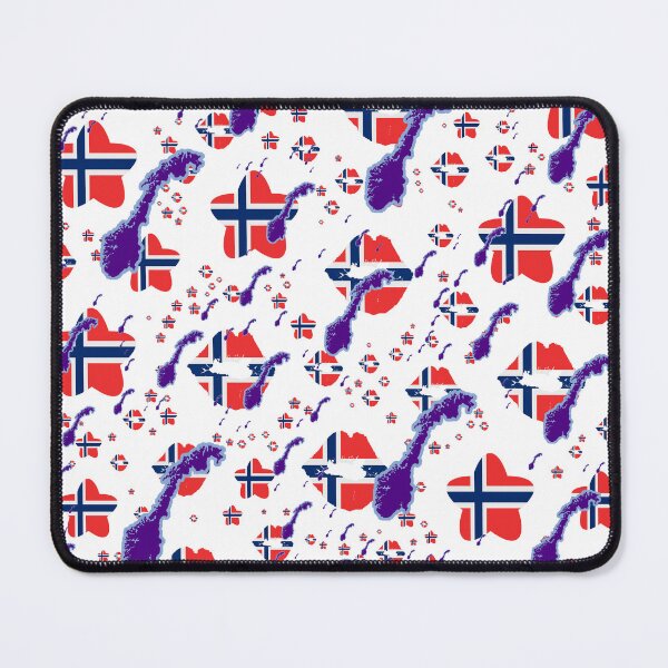 Item preview, Norway Montage With Country Shape Stars And Flag Overlays | Norvège Montage avec superposition de drapeaux et d'étoiles|Norwegen Montage mit Country Shape Stars und Flaggen Overlays designed and sold by TheIconSmith.