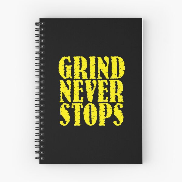 Item preview, Powerful Motivational Gym Quote | Grind Never Stops designed and sold by typoinspired.
