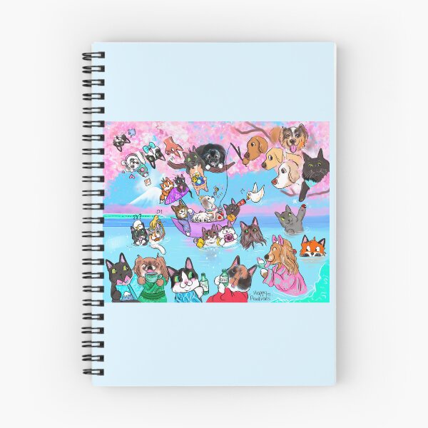 Item preview, Adventure in the cherry blossoms designed and sold by HappyPawtraits.