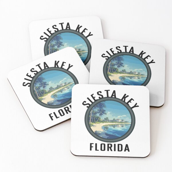 Item preview, Siesta Key - Florida (with Black Lettering) designed and sold by VelvetRoom.