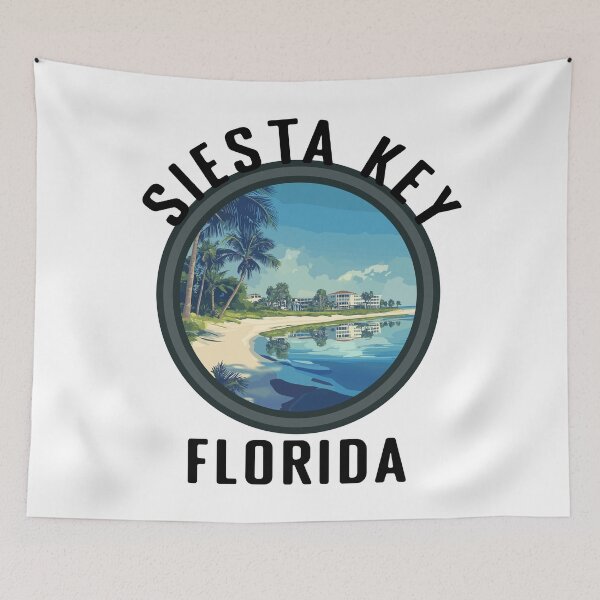 Item preview, Siesta Key - Florida (with Black Lettering) designed and sold by VelvetRoom.