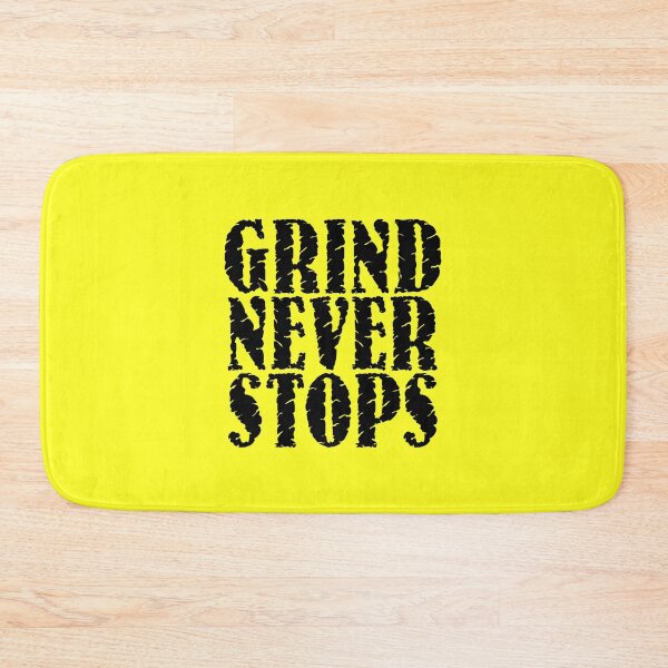 Item preview, Powerful Motivational Gym Quote | Grind Never Stops designed and sold by typoinspired.