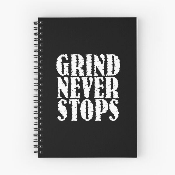 Item preview, Powerful Motivational Gym Quote | Grind Never Stops designed and sold by typoinspired.