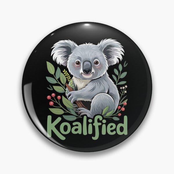 Item preview, Koalified, punny qualified, Koala bear, marsupial designed and sold by splindoershop.