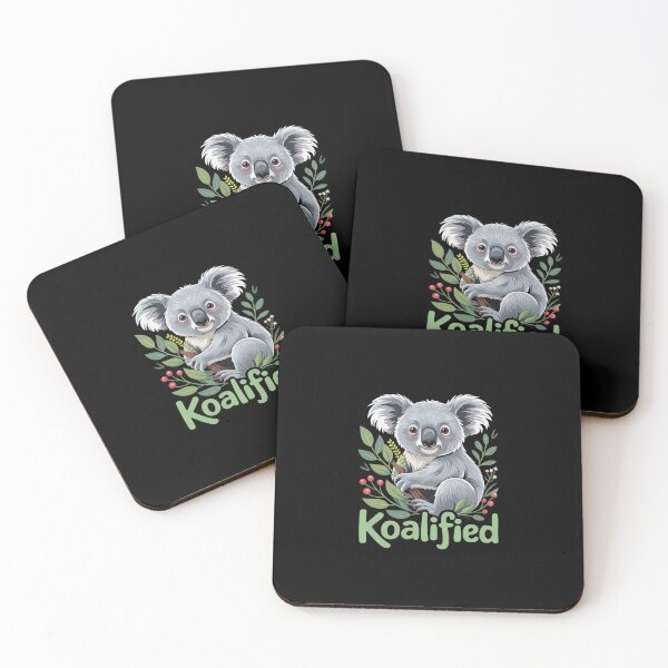 Item preview, Koalified, punny qualified, Koala bear, marsupial designed and sold by splindoershop.