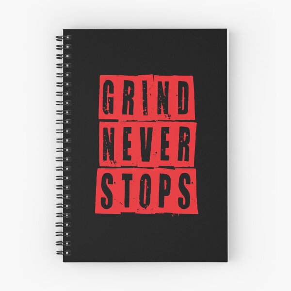 Item preview, Motivational Gym Quote | Grind Never Stops designed and sold by typoinspired.