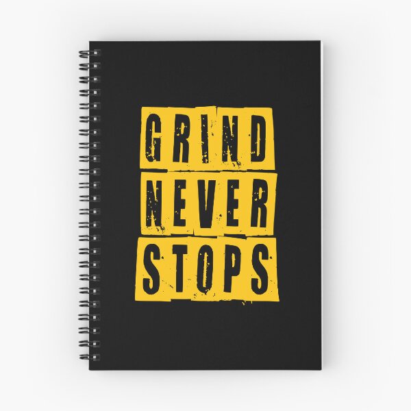 Item preview, Motivational Gym Quote | Grind Never Stops designed and sold by typoinspired.