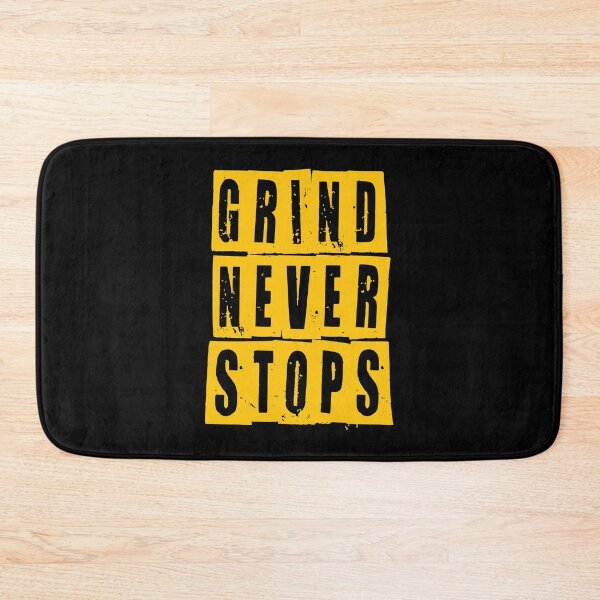 Item preview, Motivational Gym Quote | Grind Never Stops designed and sold by typoinspired.