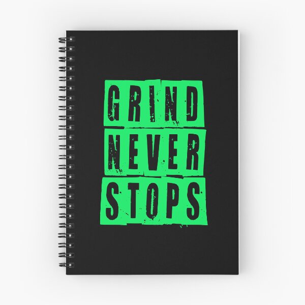 Item preview, Motivational Gym Quote | Grind Never Stops designed and sold by typoinspired.