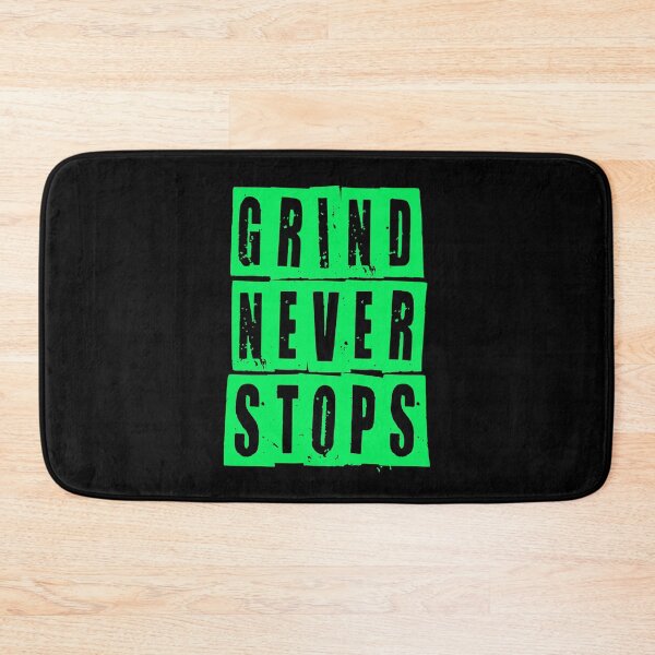Item preview, Motivational Gym Quote | Grind Never Stops designed and sold by typoinspired.
