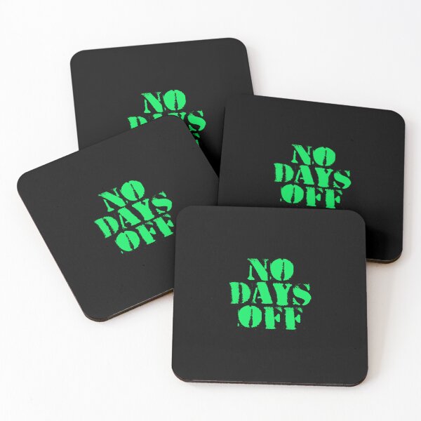 Item preview, Powerful Gym Quote | No Days Off designed and sold by typoinspired.