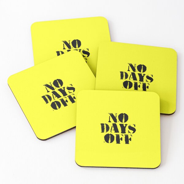 Item preview, Powerful Gym Quote | No Days Off designed and sold by typoinspired.