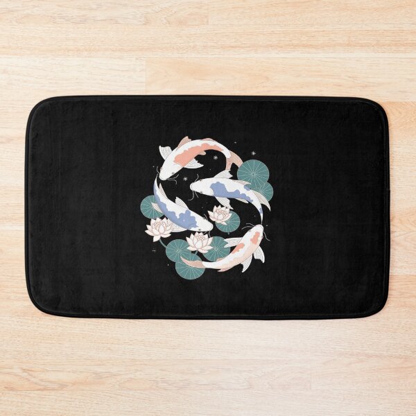 Item preview, Koi Lotus Water Aquatic Nature Calming Zen designed and sold by splindoershop.