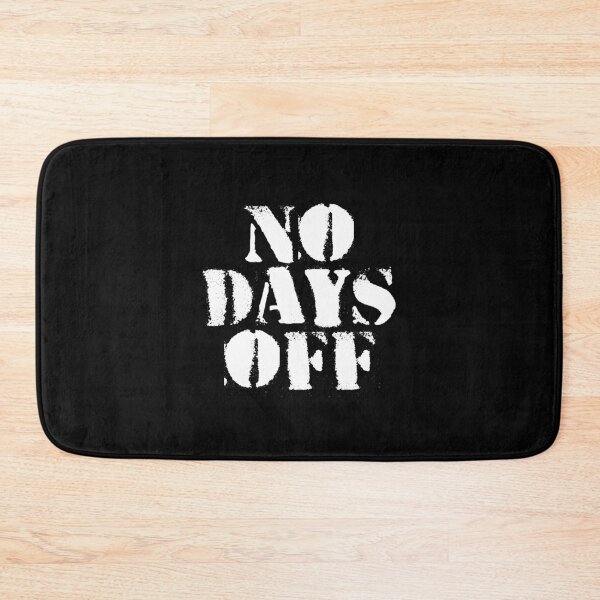 Item preview, Powerful Gym Quote | No Days Off designed and sold by typoinspired.