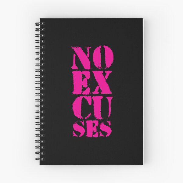 Item preview, Motivational Gym Quote | NO Excuses designed and sold by typoinspired.