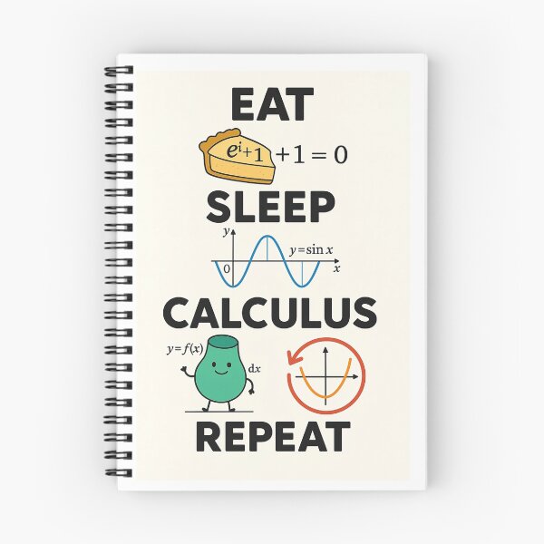 Item preview, Eat Sleep Calculus Repeat – Funny Math Nerd Design designed and sold by JuliJoy.