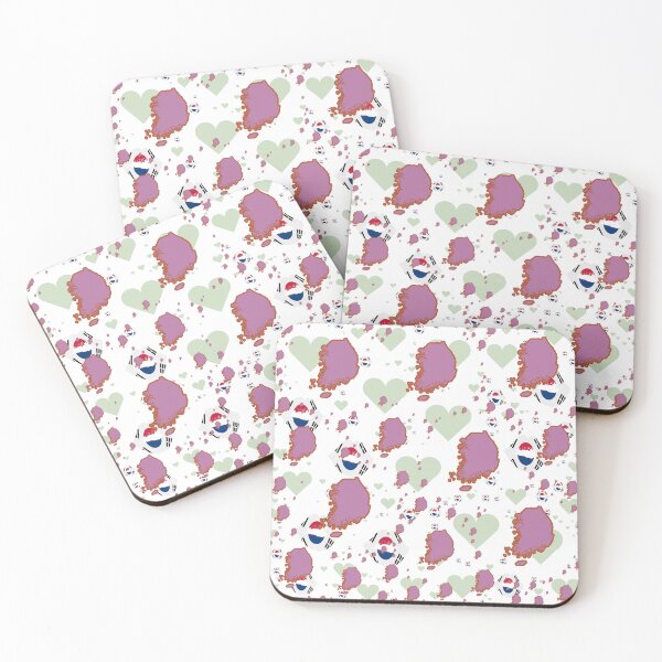 Item preview, South Korea Montage With Country Shape Stars And Flag Overlays | Corée du Sud Montage avec superposition d'étoiles et de drapeaux | Süd-Korea Montage mit Country Shape Stars und Flaggen Overlays designed and sold by TheIconSmith.
