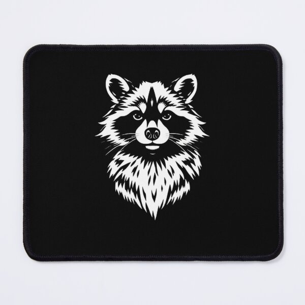 Item preview, Raccoon Face Outline | Masked Wildlife Line Art designed and sold by Negative Space Art.