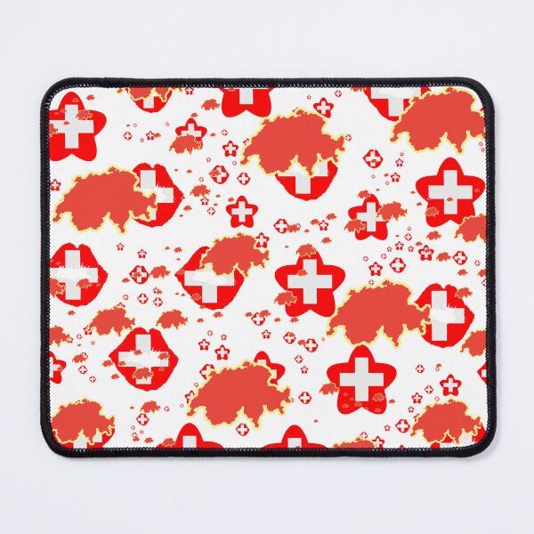 Item preview, Switzerland Montage With Country Shape Stars And Flag Overlays | Switzerland Montage With Country Shape Stars And Flag Overlays | Schweiz Montage mit Country Shape Stars und Flaggen Overlays designed and sold by TheIconSmith.