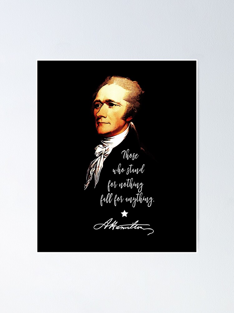 Alexander Hamilton And Eliza. History Gifts. | Poster