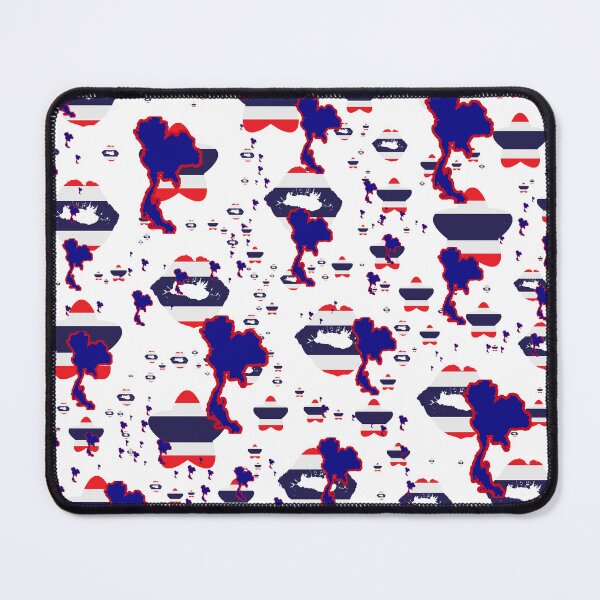 Item preview, Thailand Montage With Country Shape Stars And Flag Overlays | Thaïlande Montage avec superposition d'étoiles et de drapeaux de pays | Thailand-Montage mit Sternen und Flaggen-Overlays in Länderform designed and sold by TheIconSmith.