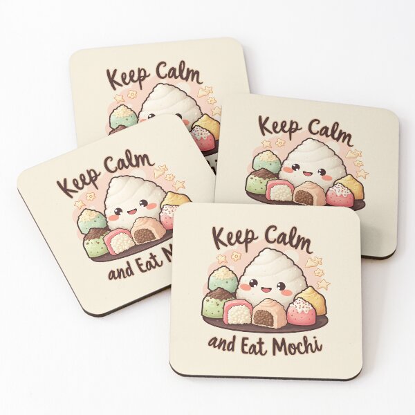 Item preview, Keep Calm and Eat Mochi! designed and sold by exclusivebucket.