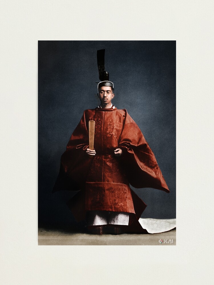 Hirohito, Emperor Showa, 1928 colorized