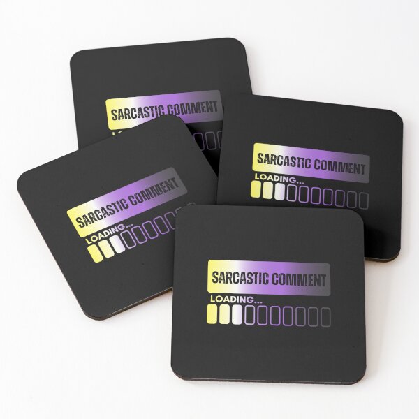 Item preview, Sarcastic Comment Loading, Nonbinary pride flag graphic, Pride Loading Graphic, Gay Pride Festival, Gay Festival, Love is love, Pride, Funny, Rainbow Pride, Sarcastic, humor,  designed and sold by PrideBeProud.