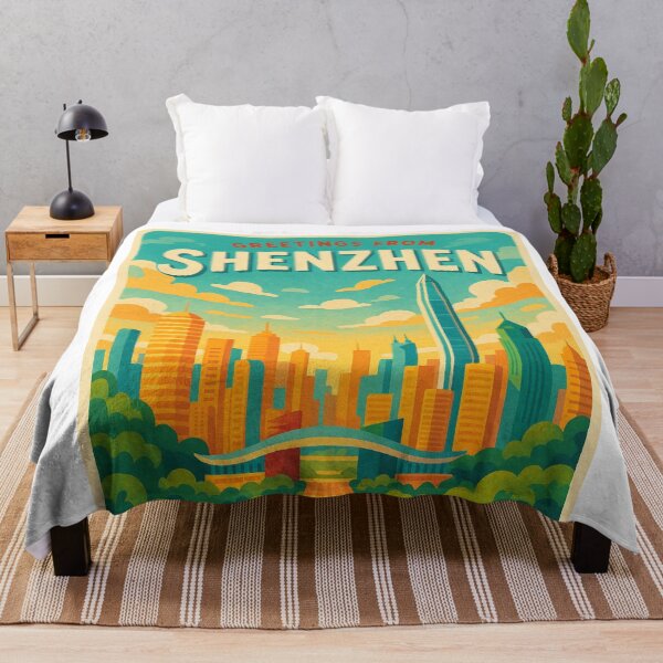 Item preview, Greetings from Shenzhen Retro China designed and sold by Aryabek.